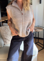 Charger l'image dans la visionneuse de galerie, Gilet sans manches zippé