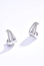Charger l'image dans la visionneuse de galerie, Boucles d'oreilles pendantes en acier inoxydable 124DY09: Argent