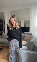 Charger l'image dans la visionneuse de galerie, Cardigan en alpaga superfine et laine