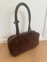 Charger l'image dans la visionneuse de galerie, CLARA MIDI- daim: Marron foncé (t. Di moro)