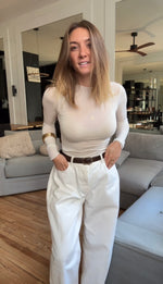 Charger l'image dans la visionneuse de galerie, T-shirt manches longues col rond cachemire