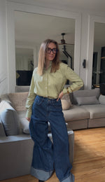 Charger l'image dans la visionneuse de galerie, Jean large très longue