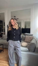 Charger l'image dans la visionneuse de galerie, Cardigan en alpaga superfine et laine