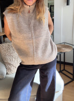 Charger l'image dans la visionneuse de galerie, Gilet sans manches zippé