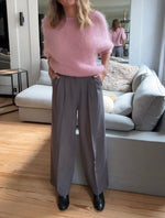 Charger l&#39;image dans la visionneuse de galerie, Pantalon large taille haute coupe droite
