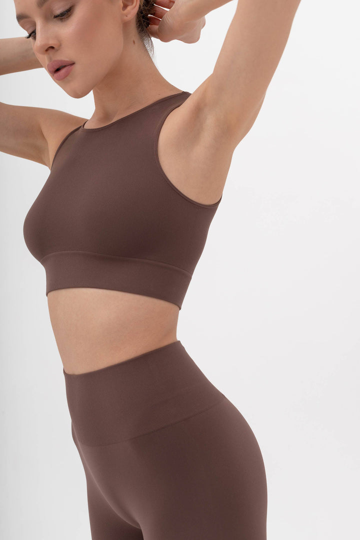 Brassière top  COFFEE  🇮🇹 M/L