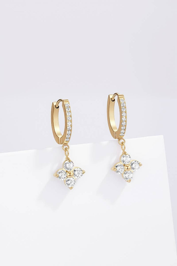 Boucles d'oreilles en acier inoxydable Or / Acier inoxydable