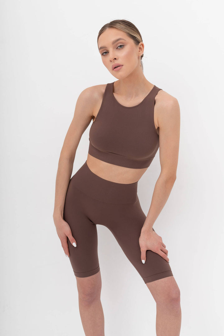 Brassière top  COFFEE  🇮🇹 M/L