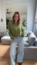 Charger l&#39;image dans la visionneuse de galerie, Pull oversize en alpaga et laine
