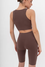 Charger l&#39;image dans la visionneuse de galerie, Brassière top  COFFEE  🇮🇹 M/L

