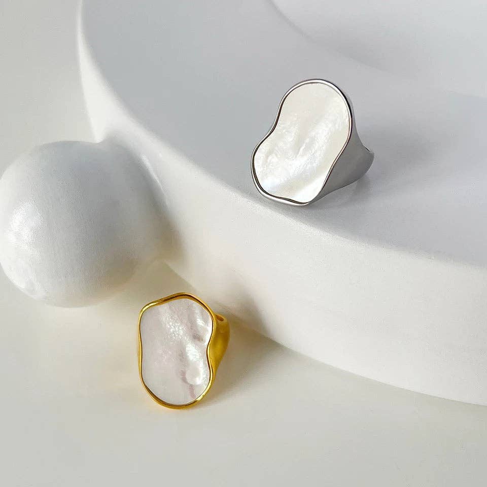 BAGUE Pearlescent Moon: Taille 16
