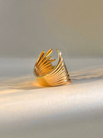 Charger l&#39;image dans la visionneuse de galerie, Bague sculptural réglable en acier inoxydable
