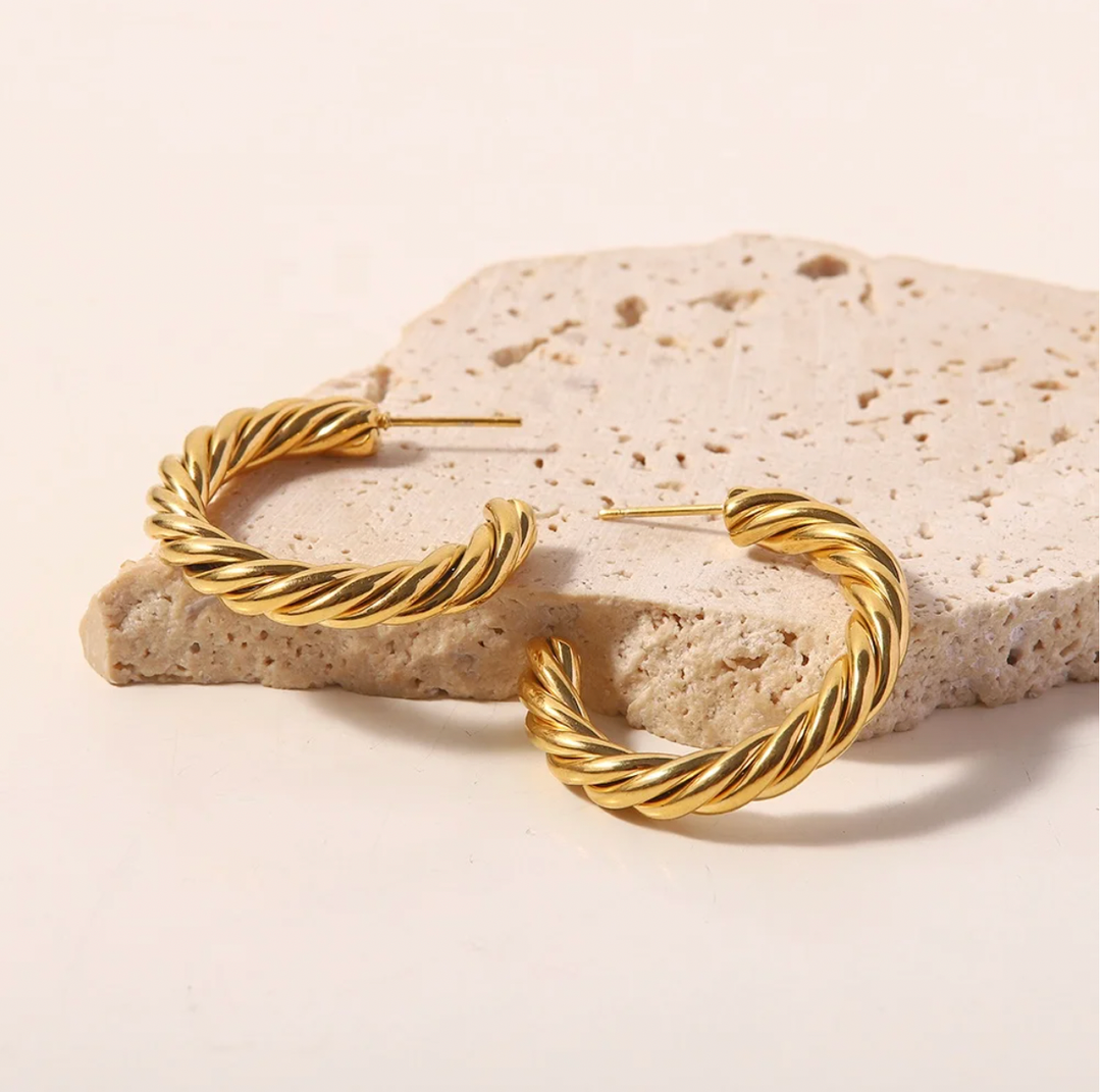 BOUCLES D'OREILLES Allessandra: Or