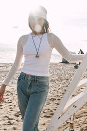 Débardeur BLANC 🇮🇹  XS/S