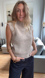 Charger l&#39;image dans la visionneuse de galerie, Pull grosse maille sans manches
