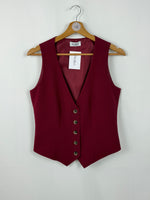Charger l&#39;image dans la visionneuse de galerie, Gilet de costume Classique boska bordeaux
