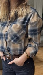 Charger l'image dans la visionneuse de galerie, Chemise à carreaux en flanelle 100 % coton boska