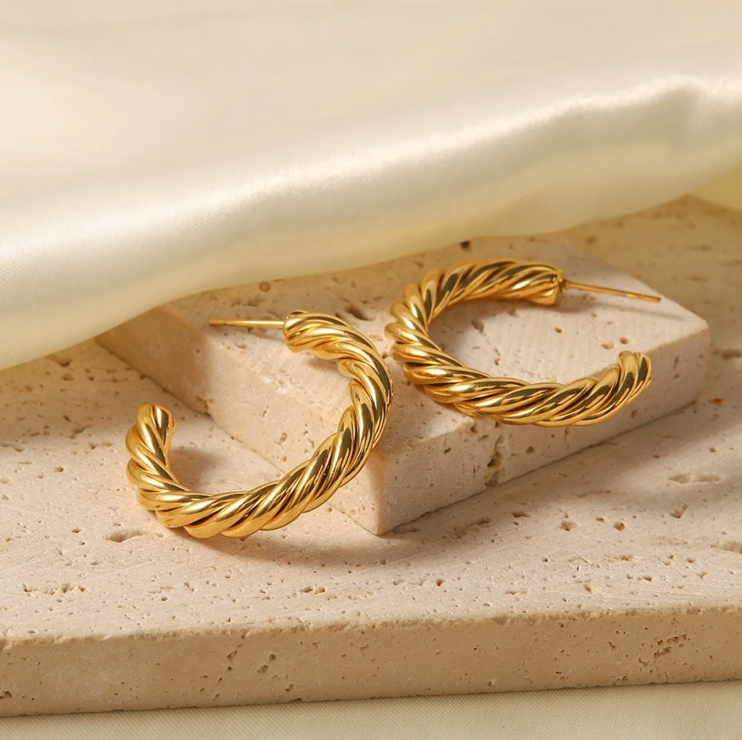 BOUCLES D'OREILLES Allessandra: Or