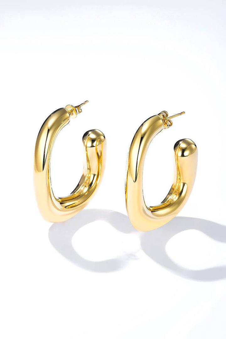 Boucles d'oreilles en acier inoxydable