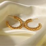Charger l&#39;image dans la visionneuse de galerie, BOUCLES D&#39;OREILLES Allessandra: Or
