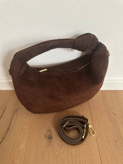 JOELE - daim: Marron foncé