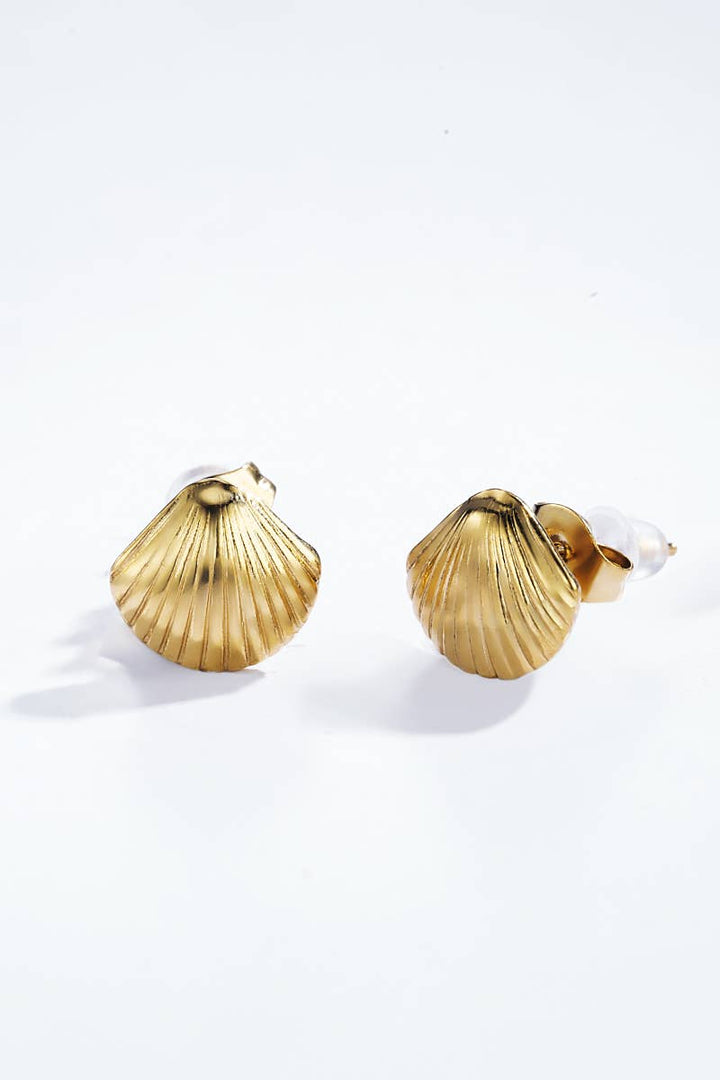 Boucles d'oreille en acier inoxydable 124RX107: Or