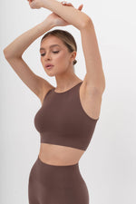 Charger l&#39;image dans la visionneuse de galerie, Brassière top  COFFEE  🇮🇹 M/L
