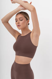 Brassière top  COFFEE  🇮🇹 M/L