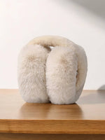 Charger l&#39;image dans la visionneuse de galerie, Cache-oreilles en fausse fourrure Beige
