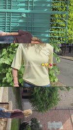 Charger et lire la vidéo dans la visionneuse de galerie, T-shirt classique boska jaune
